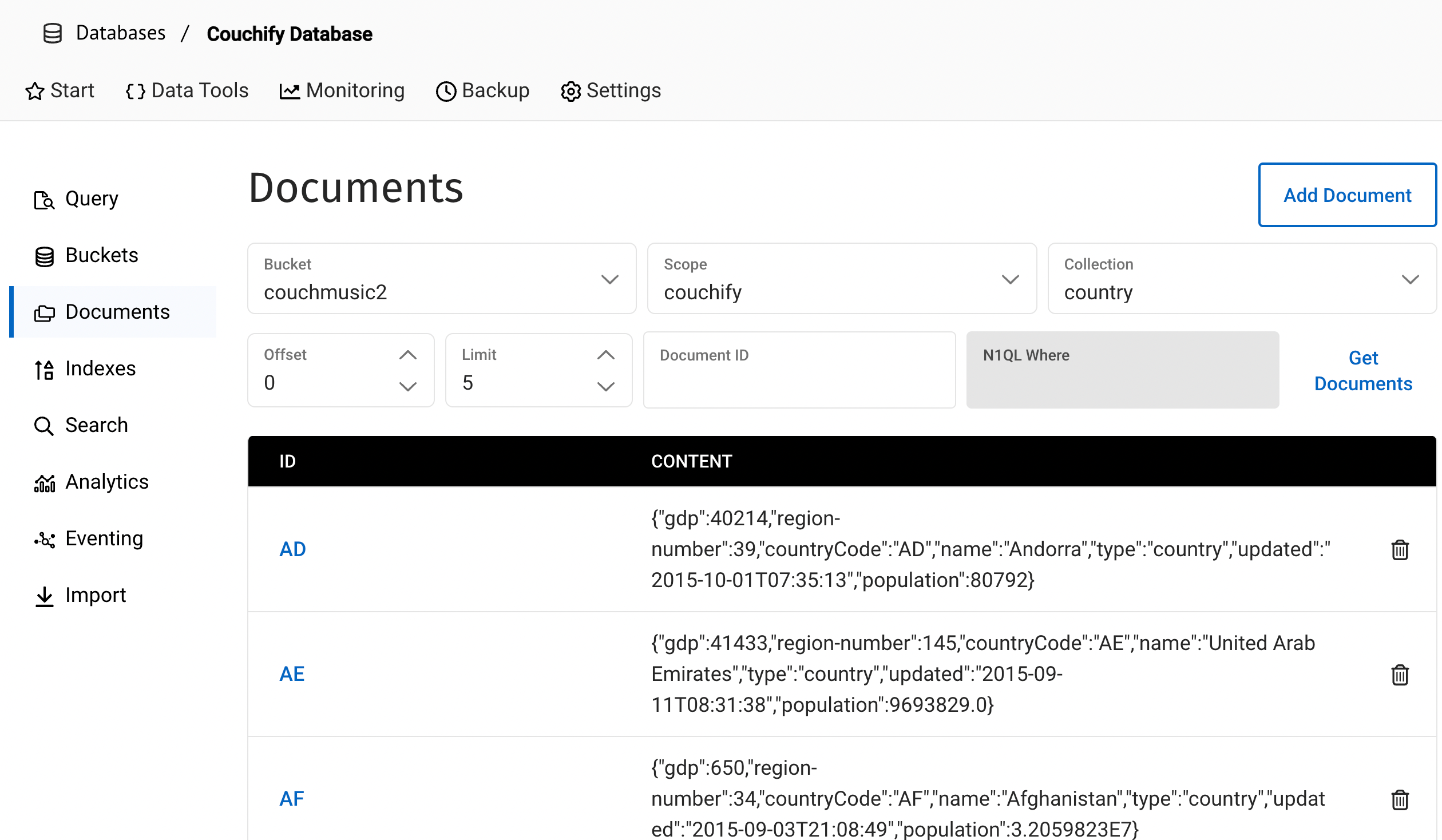 Verify Document Imported