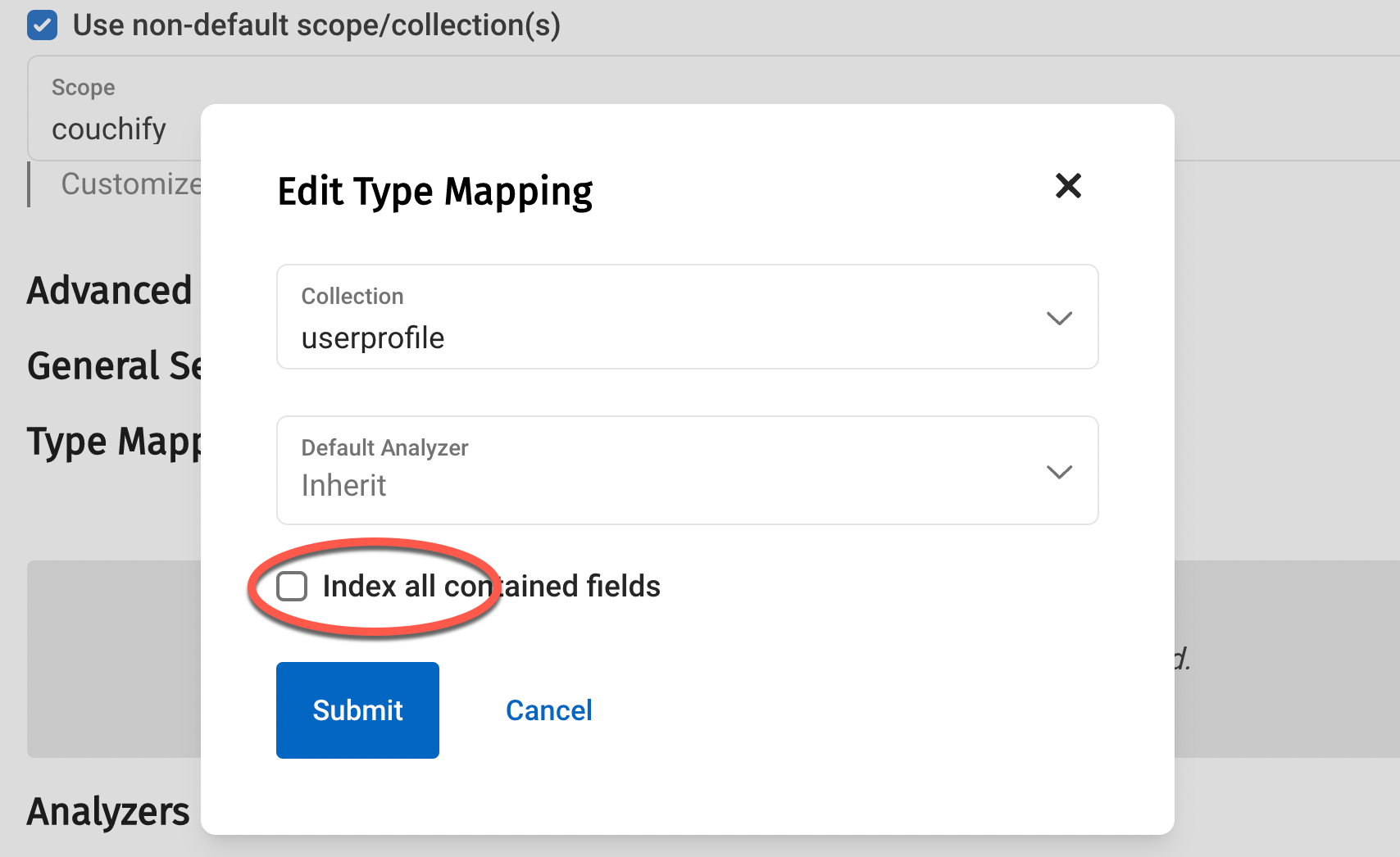 Create search index - 3
